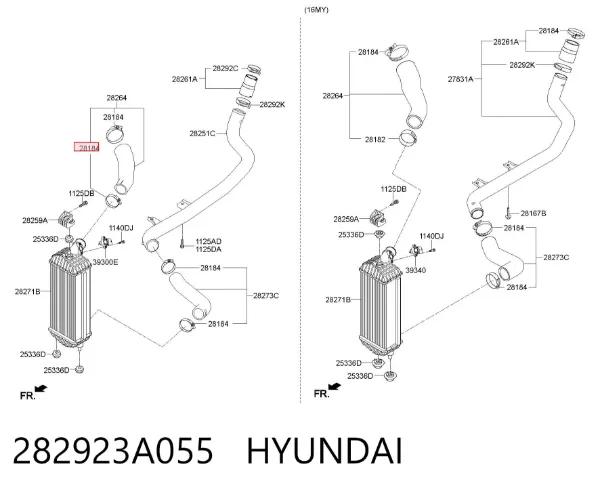  282923A055 Hyundai/Kia