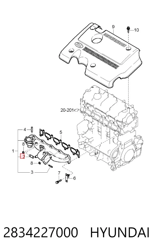  2834227000 Hyundai/Kia