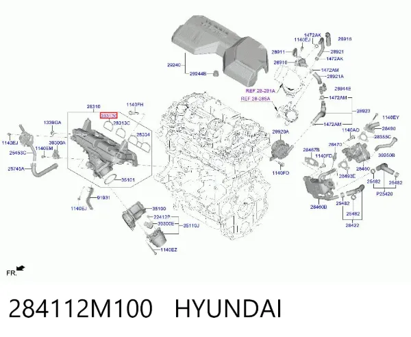  284112M100 Hyundai/Kia