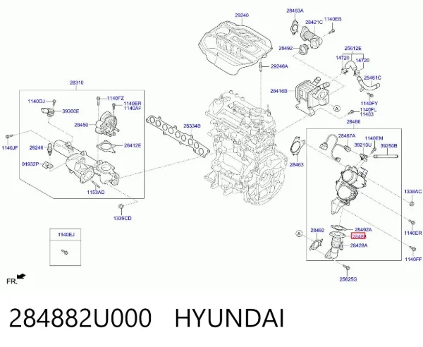  284882U000 Hyundai/Kia