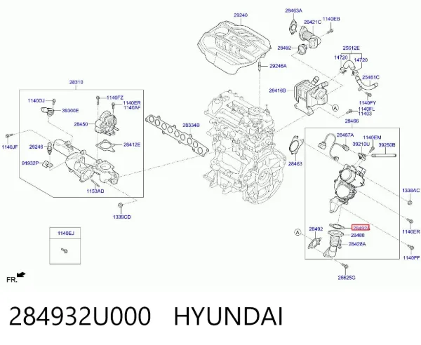  284932U000 Hyundai/Kia