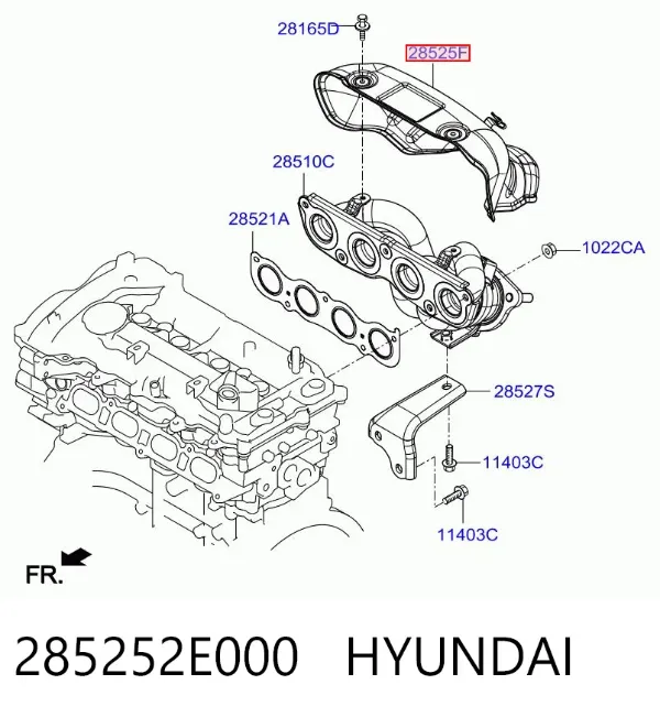  285252E000 Hyundai/Kia