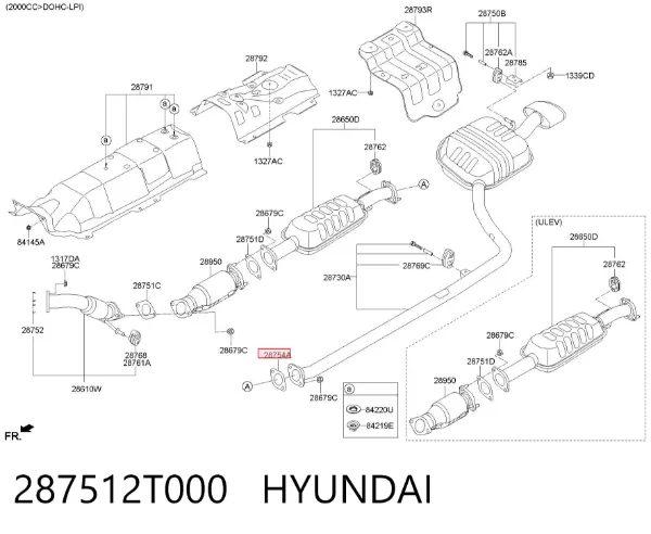  287512T000 Hyundai/Kia