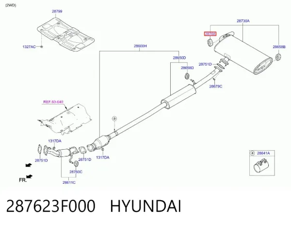  287623F000 Hyundai/Kia