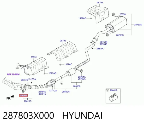  287803X000 Hyundai/Kia