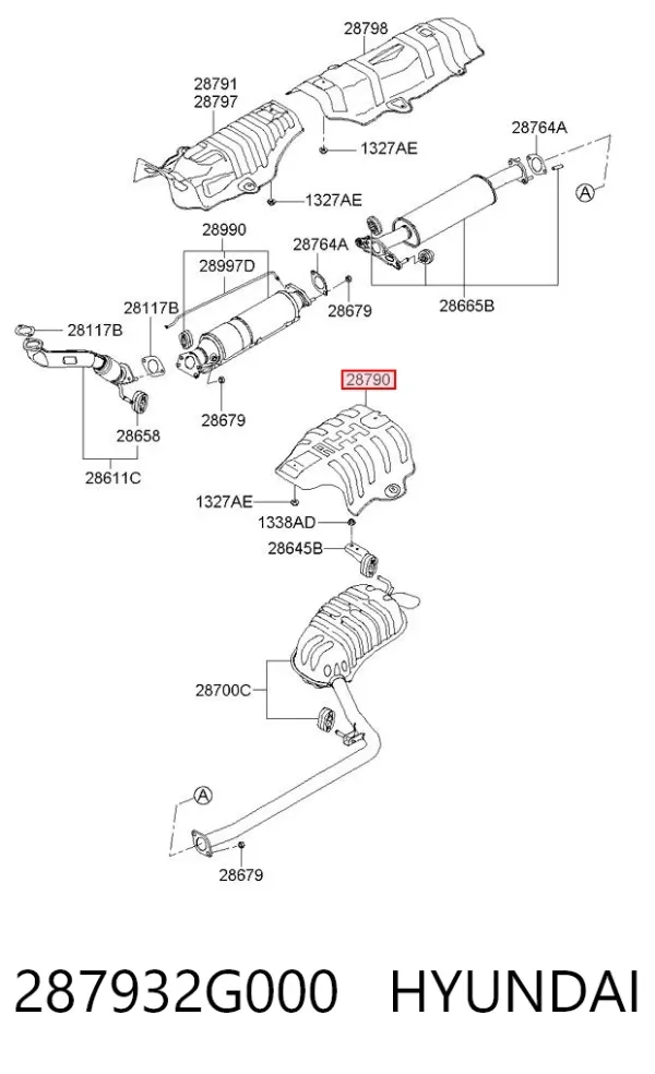  287932G000 Hyundai/Kia