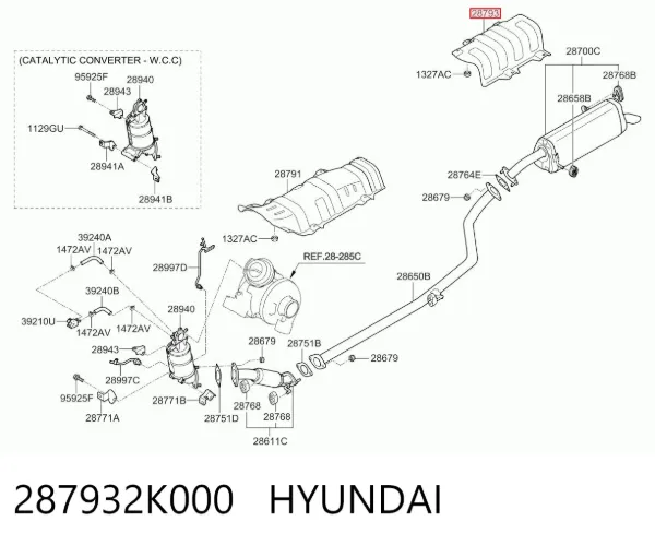  287932K000 Hyundai/Kia