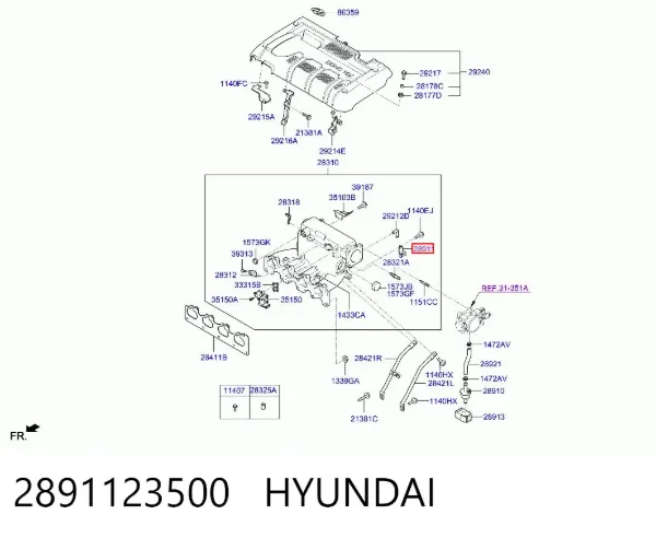  2891123500 Hyundai/Kia