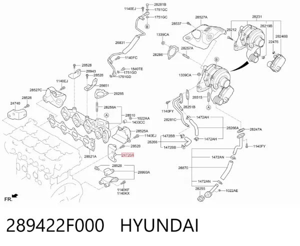  289422F000 Hyundai/Kia