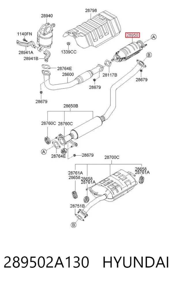 Каталізатор KIA Cerato I