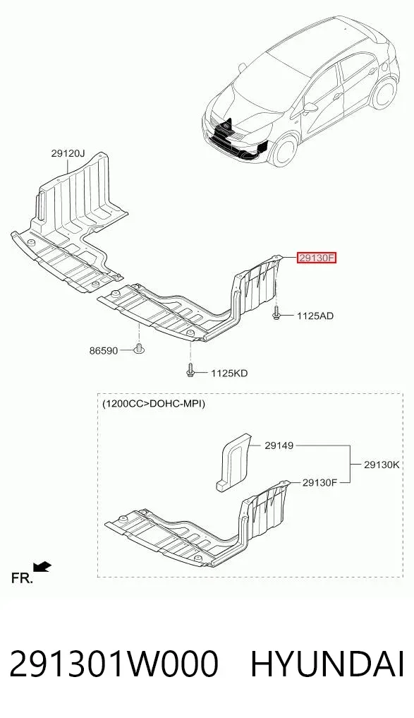  291301W000 Hyundai/Kia
