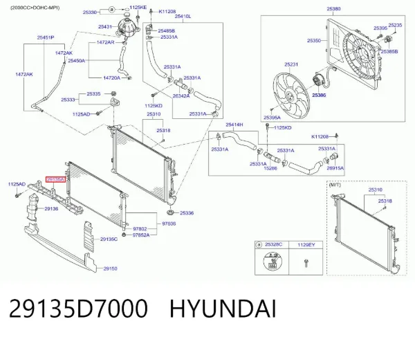  29135D7000 Hyundai/Kia