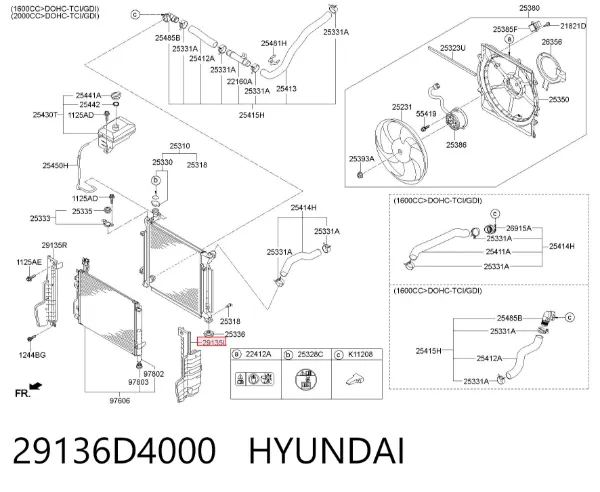  29136D4000 Hyundai/Kia