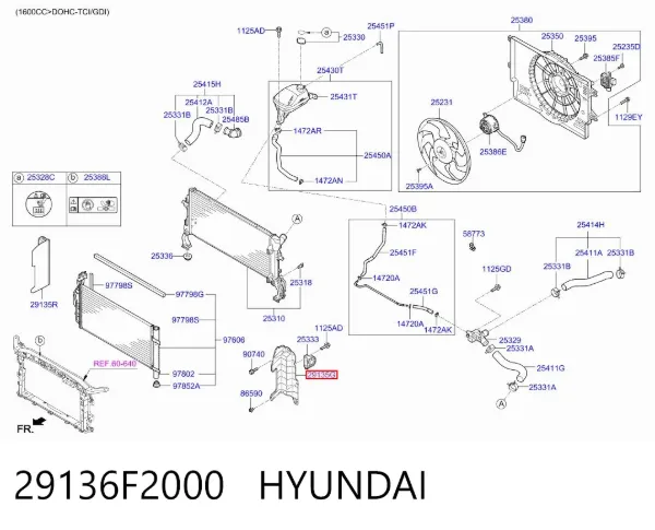  29136F2000 Hyundai/Kia