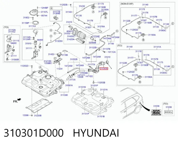  310301D000 Hyundai/Kia