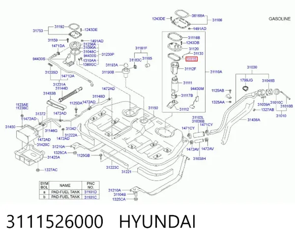  3111526000 Hyundai/Kia