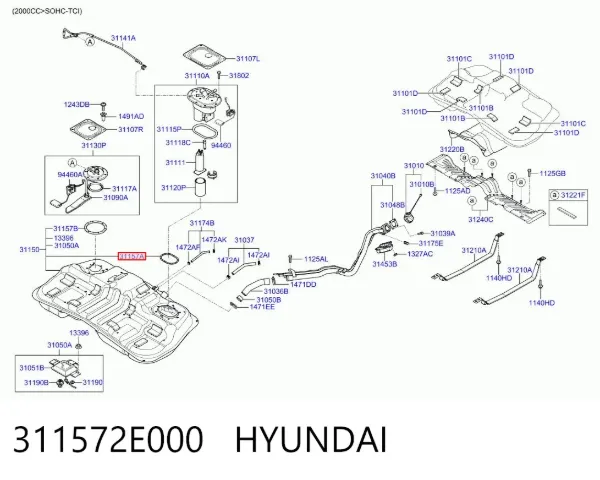  311572E000 Hyundai/Kia