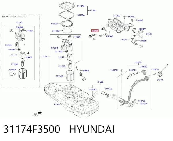 31174F3500 Hyundai/Kia