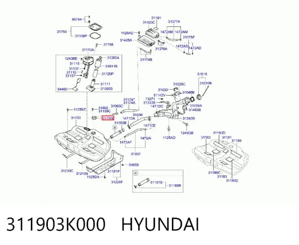  311903K000 Hyundai/Kia