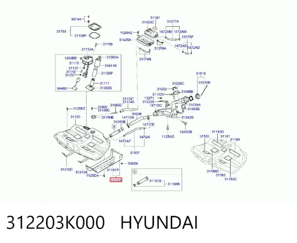  312203K000 Hyundai/Kia