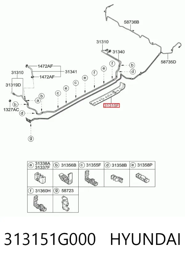  313151G000 Hyundai/Kia