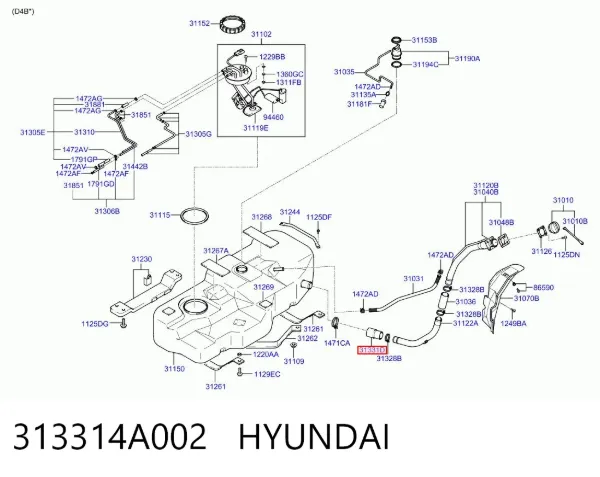  313314A002 Hyundai/Kia
