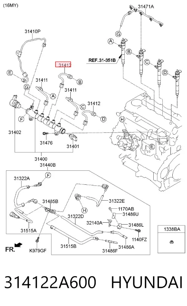  314122A600 Hyundai/Kia