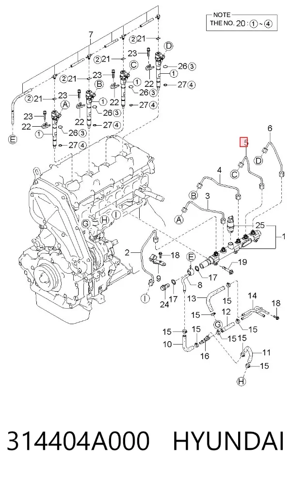  314404A000 Hyundai/Kia