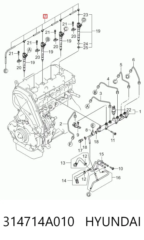  314714A010 Hyundai/Kia