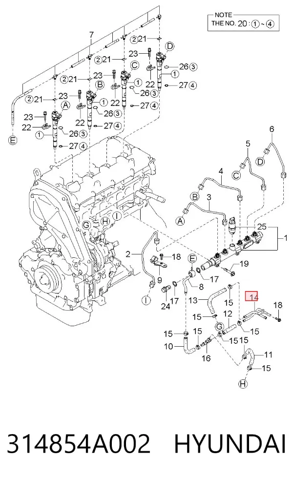  314854A002 Hyundai/Kia