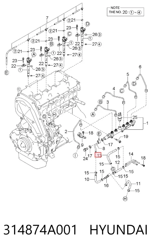  314874A001 Hyundai/Kia