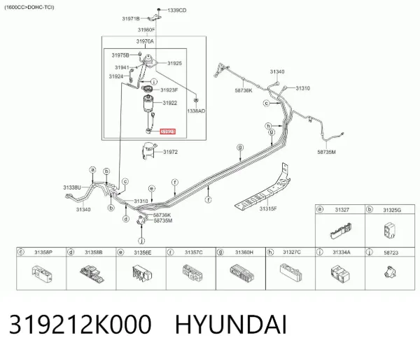  319212K000 Hyundai/Kia