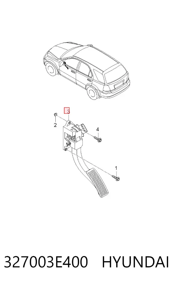 Педаль газу KIA Sorento I