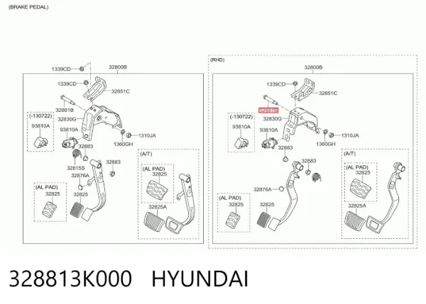  328813K000 Hyundai/Kia