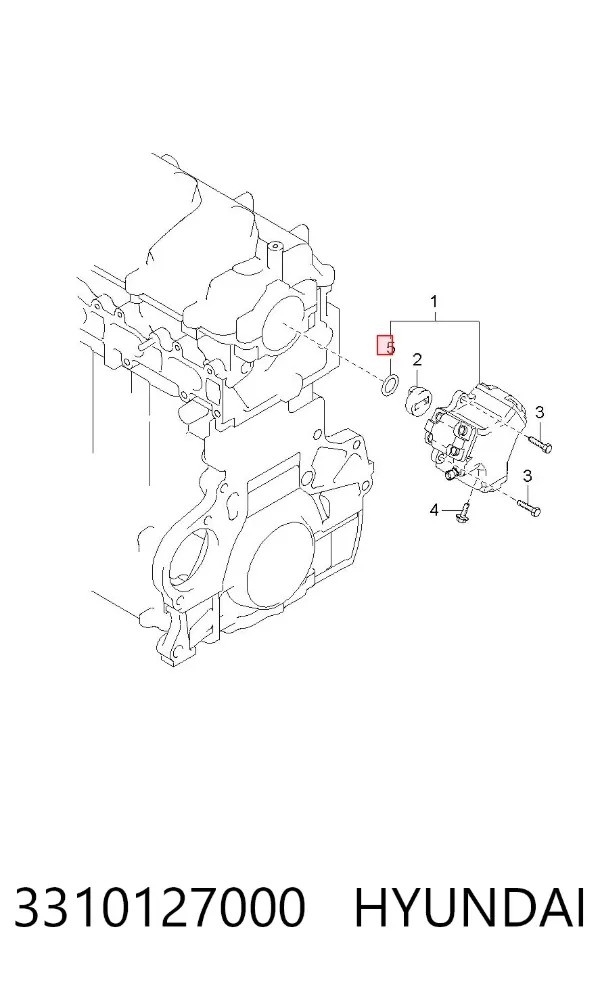 Сальник ПНВТ 3310127000 Hyundai/Kia