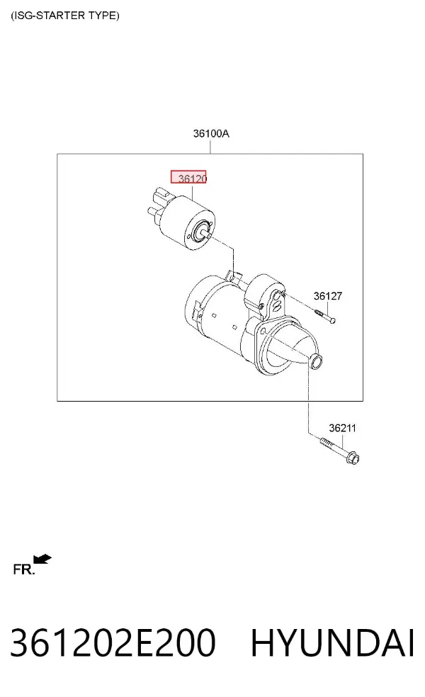 Втягуюче реле стартера GNP2349 Genon