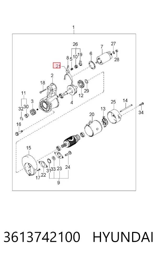  3613742100 Hyundai/Kia