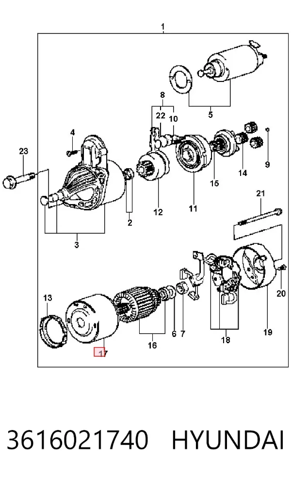  3616021740 Hyundai/Kia