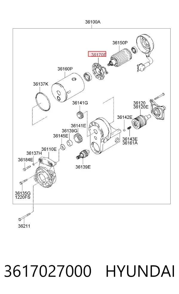  3617027000 Hyundai/Kia