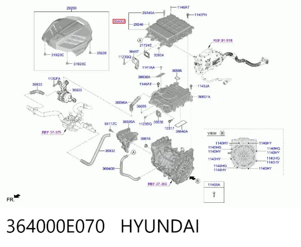 Інвертор струму 364000E070 Hyundai/Kia