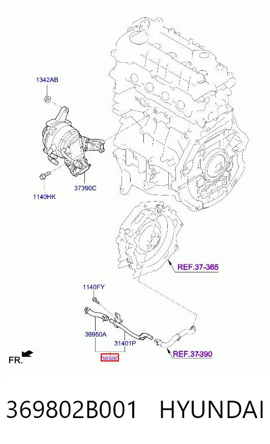  369802B001 Hyundai/Kia