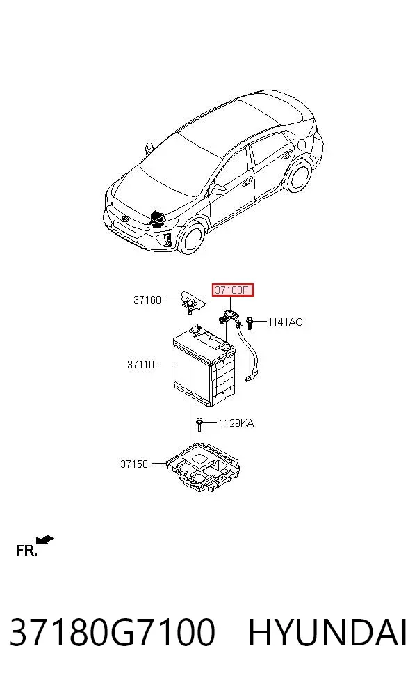  37180G7100 Hyundai/Kia