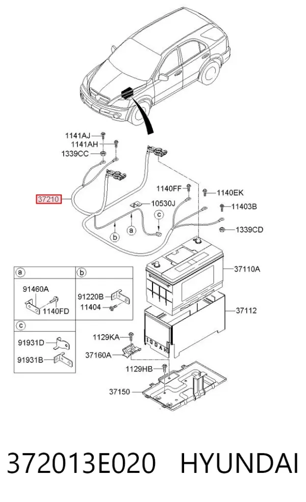  372013E020 Hyundai/Kia