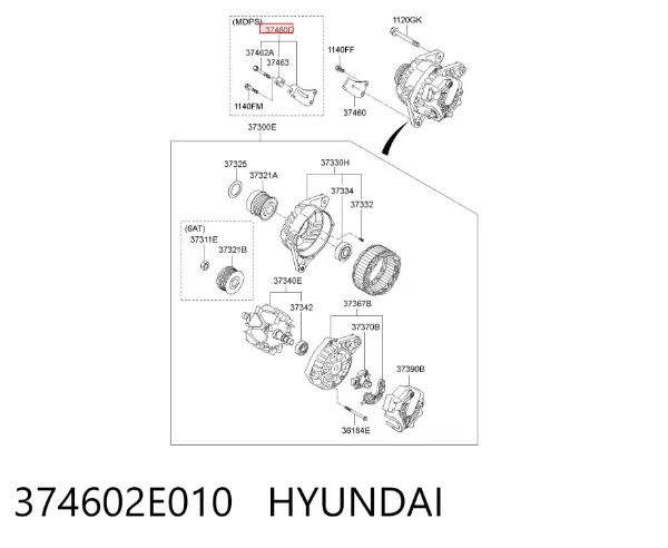  374602E010 Hyundai/Kia