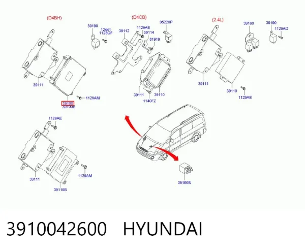  3910042600 Hyundai/Kia