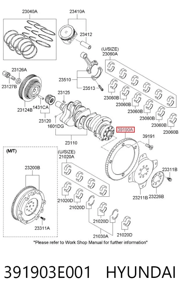  391903E001 Hyundai/Kia