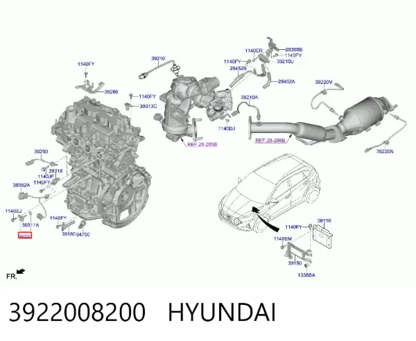  3922008200 Hyundai/Kia
