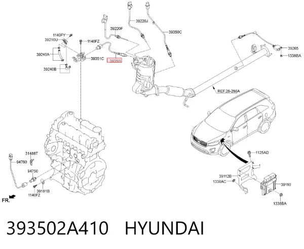 Лямбда-зонд Hyundai Tucson II