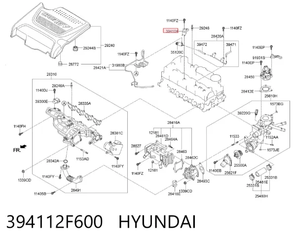  394112F600 Hyundai/Kia