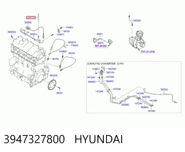  3947327800 Hyundai/Kia